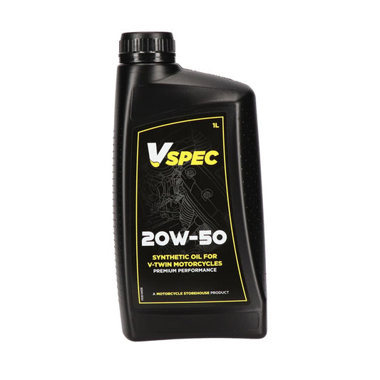 Vspec, óleo de motor totalmente sintético 20W50. Garrafa de 1 litro.