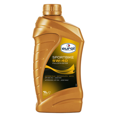 Eurol, óleo de motor sintético 5W40 SG JASO-MA, 1L