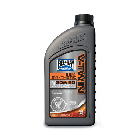 Óleo de Motor semi sintético Bel-Ray V-Twin, 20W50. 1L