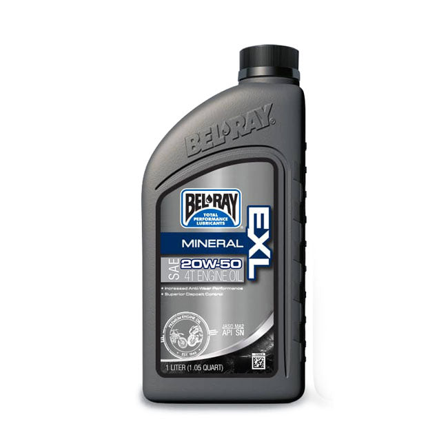 Óleo de Motor mineral Bel-Ray EXL 4T 20W-50. 1L