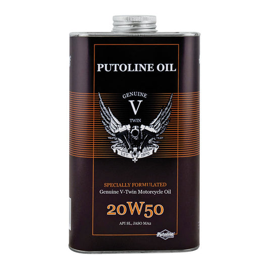 Putoline, 20W50 Óleo de motor totalmente sintético. 1 litro