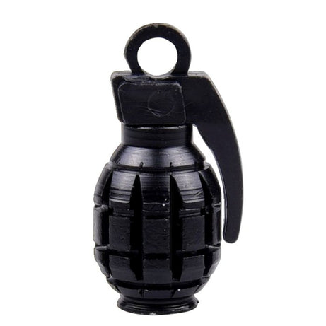 Trik Topz, tampas de Válvula de granada de mão. Preto