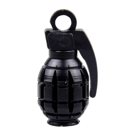 Trik Topz, tampas de Válvula de granada de mão. Preto