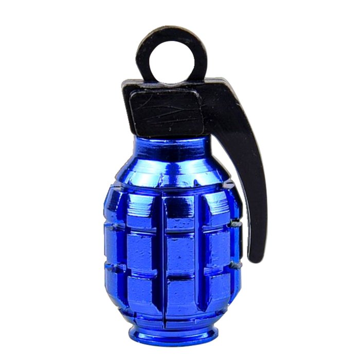 Trik Topz, tampas de Válvula de Granada de mão. Azul