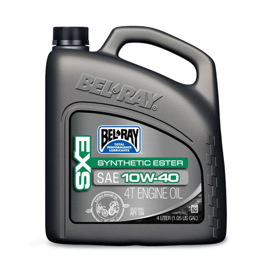Bel-Ray, óleo de Motor EXS totalmente sintético Ester 4T 10W-40. 4L