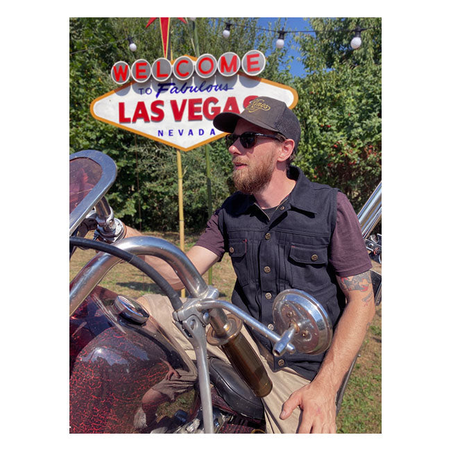 Colete jeans 13 1/2 Rain Splitter preto