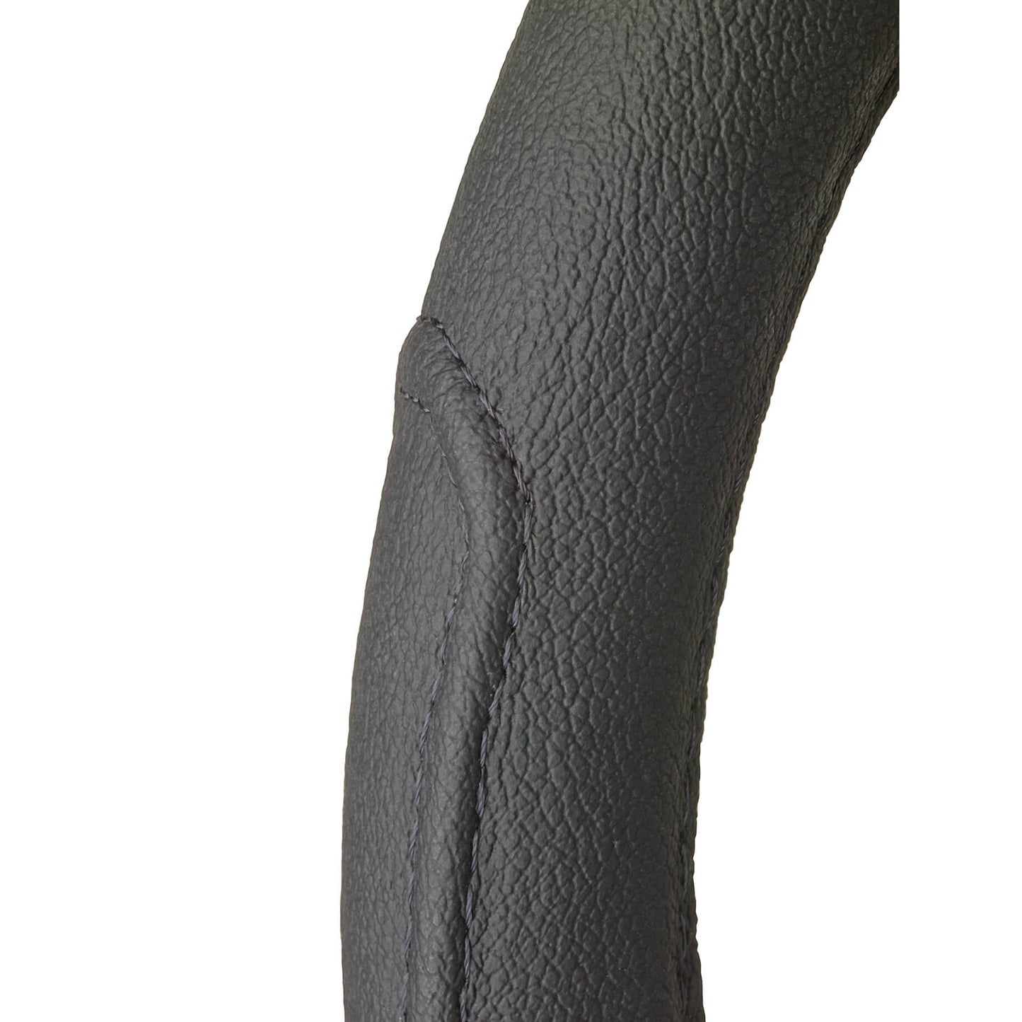 Capa de Volante AUTO " CAR+" Couro Preto para Carrinhas Tamanho L 42 cm