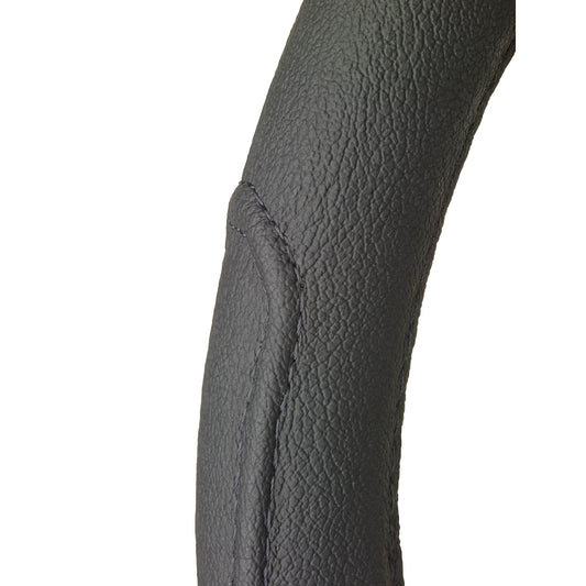 Capa de Volante AUTO " CAR+" Couro Preto para Carrinhas Tamanho L 42 cm