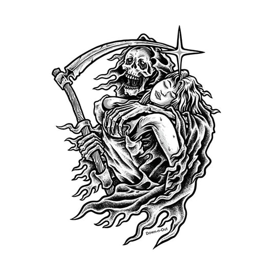 Autocolante de luxúria deprimida por amor