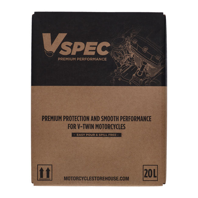 Vspec, óleo de motor totalmente sintético 20W50. caixa de 20 litros