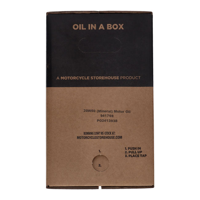 Óleo de motor Vspec, 20W50 (mineral). caixa de 20 litros