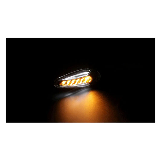 Piscas Moto KOSO, conjunto de piscas Sonic LED, com luz de posição