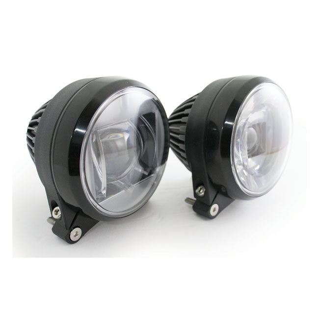 KOSO, farol Moto LED Hawkeye de 79 mm. Farol alto
