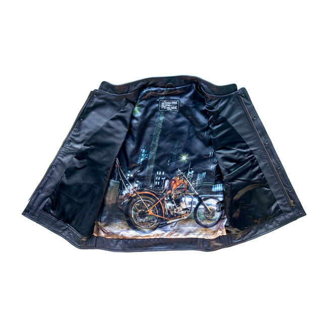 Colete de couro 13 1/2 Night Rider