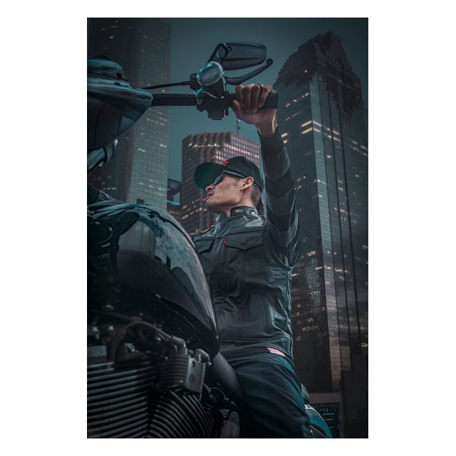 Colete de couro 13 1/2 Night Rider