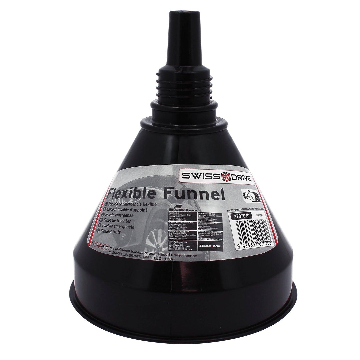 Funil de Emergência com Filtro SWISS DRIVE