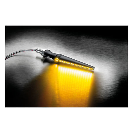 Piscas Led Moto Kellermann, sinal de mudança de direção sequencial Jetstream, lente transparente