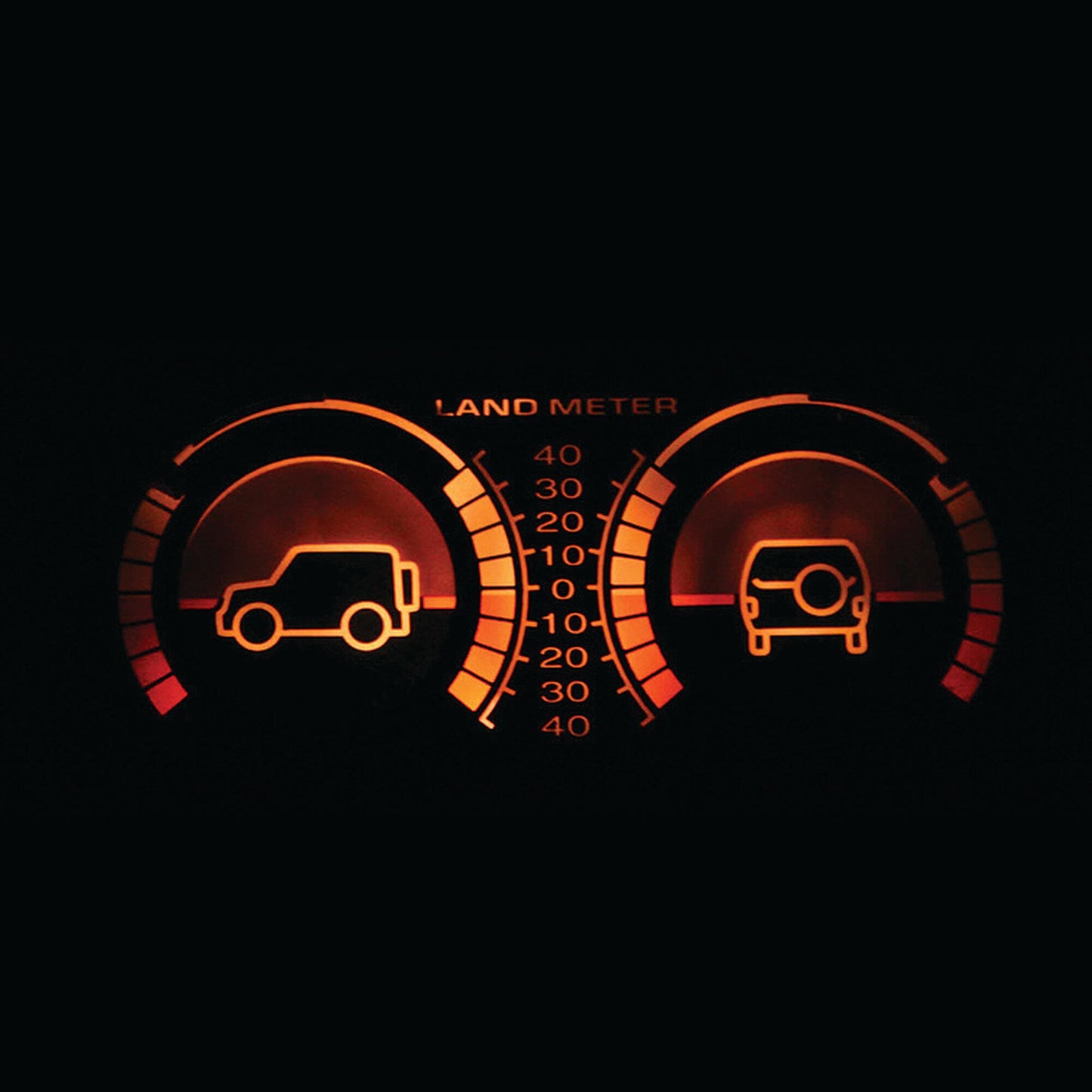 Inclinómetro SWISS DRIVE 4x4 WITH BACK LIGHT 12V ABS PLATIC