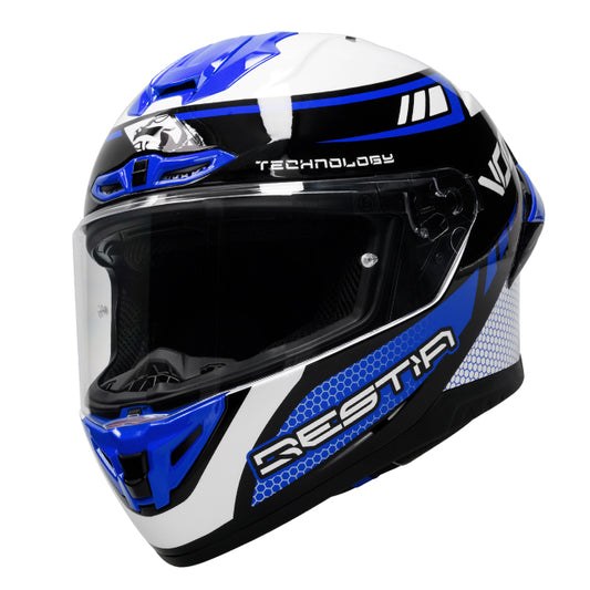 Capacete Integral VOCA Bestia Azul venenoso