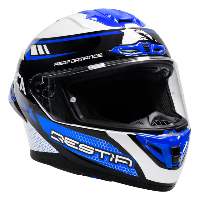 Capacete Integral VOCA Bestia Azul venenoso