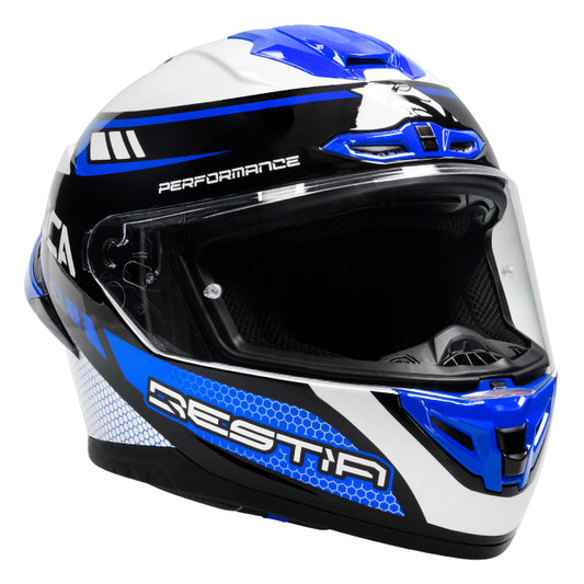 Capacete Integral VOCA Bestia Azul venenoso