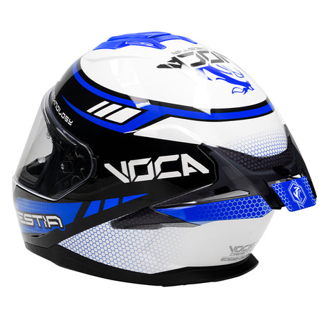 Capacete Integral VOCA Bestia Azul venenoso