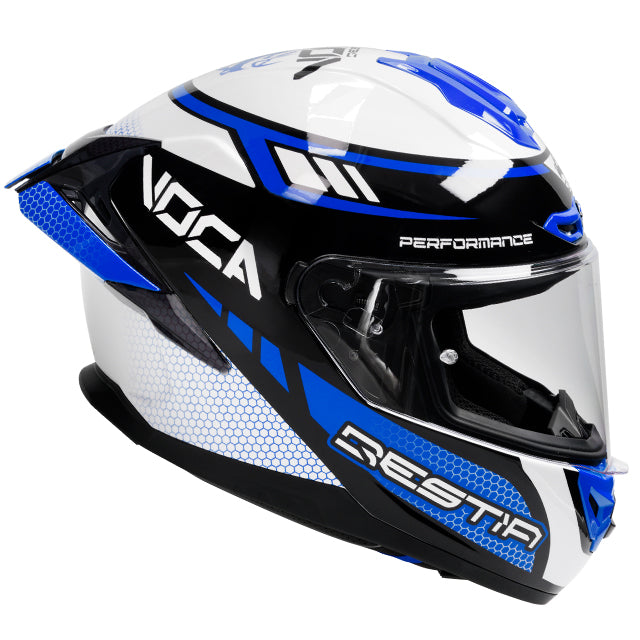 Capacete Integral VOCA Bestia Azul venenoso