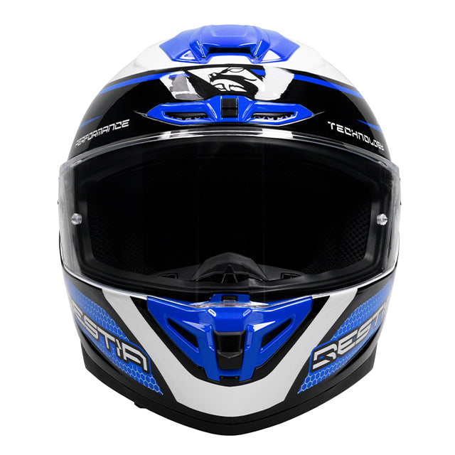 Capacete Integral VOCA Bestia Azul venenoso