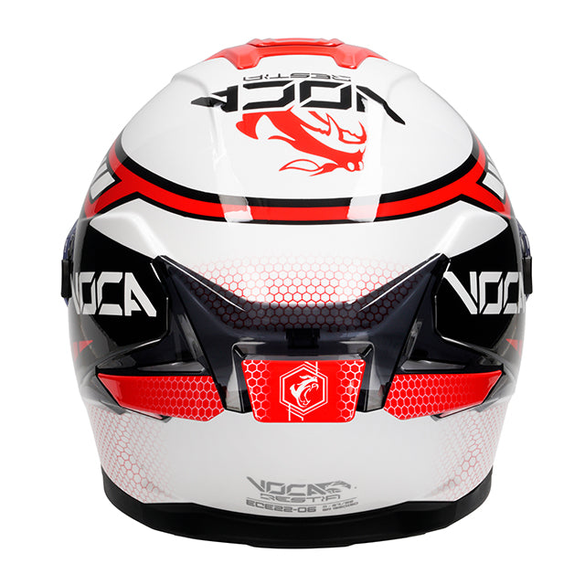 Capacete Integral de desempenho VOCA Bestia Vermelho