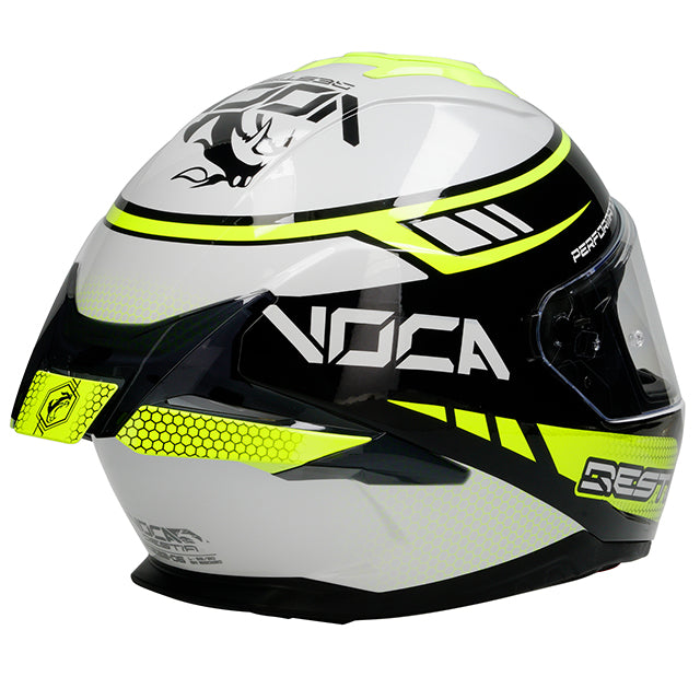 Capacete Integral all-star Amarelo VOCA Bestia