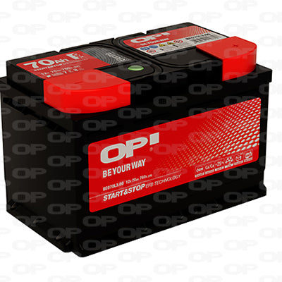 BATERIA OP HERMETIC EFB S&S 70AMP 760EN 278X175X190 DT N70