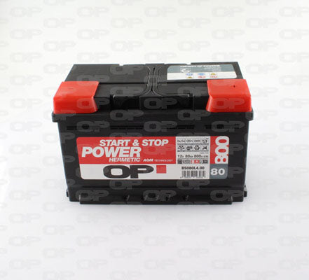 BATERIA OP HERMETIC AGM S&S 80AMP 800EN 315X175X190 DT F21