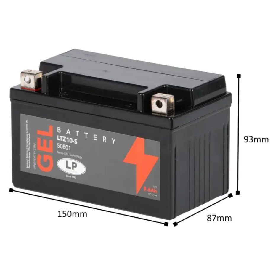 BATERIA LP  LTZ10-S (12V 8.6Ah CCA 190)