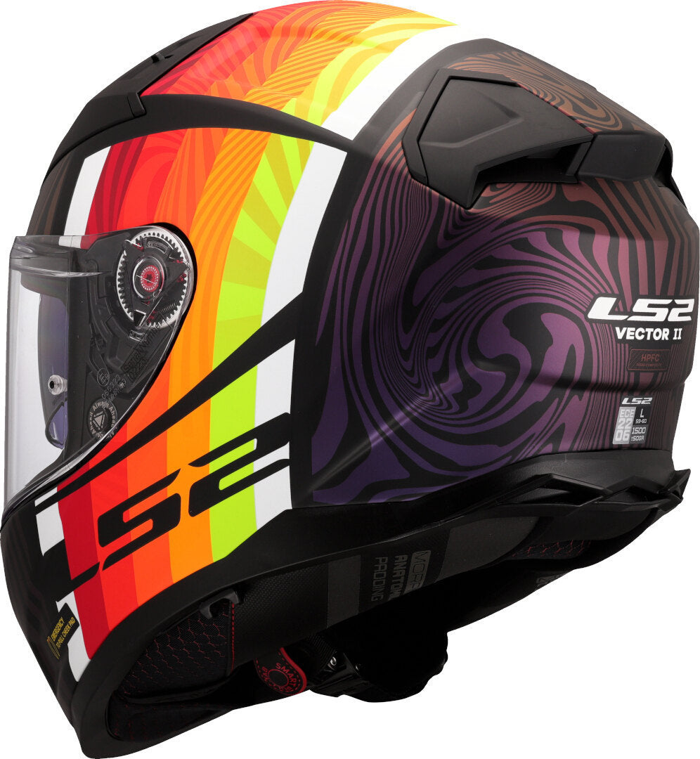 Capacete Integral LS2 FF811 Vector II Freedom Preto Mate