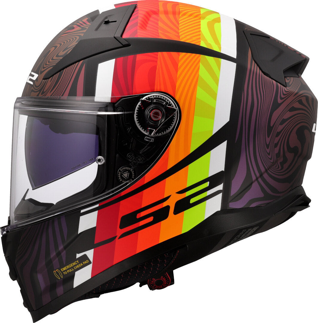Capacete Integral LS2 FF811 Vector II Freedom Preto Mate