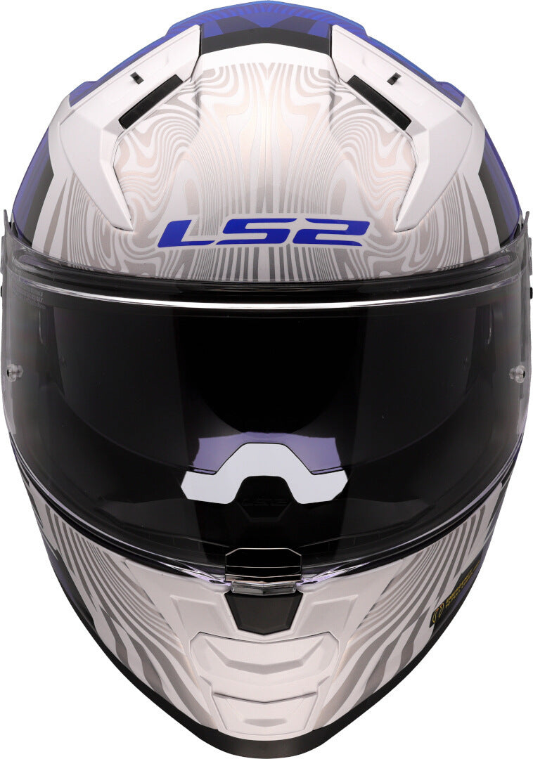 Capacete Integral LS2 FF811 Vector II Freedom Branco/Azul