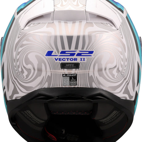 Capacete Integral LS2 FF811 Vector II Freedom Branco/Azul