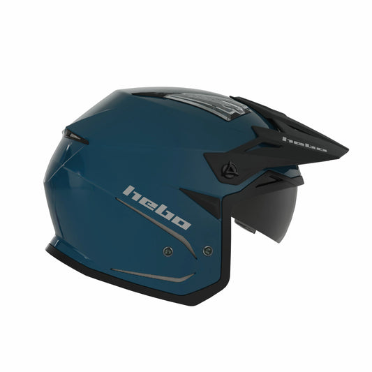 Capacete de Trial Hebo Zone 5 duo - Azul