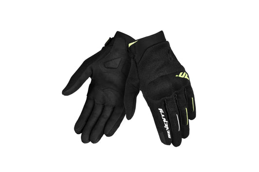 Luvas de verão Seventy SD-C40 Asfalto preto-fluoro amarelo