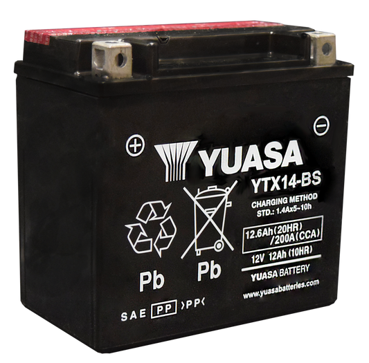 Bateria YUASA YTX14-BS 12V 13Ah 200A