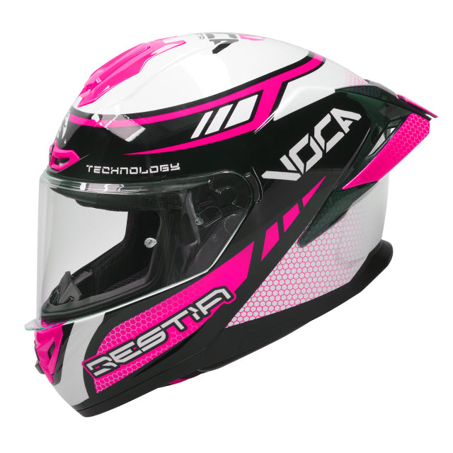 Capacete Integral VOCA Bestia Rosa elétrico