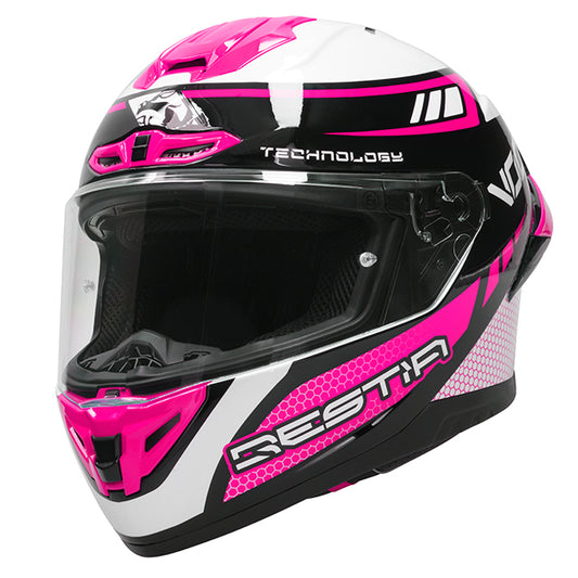 Capacete Integral VOCA Bestia Rosa elétrico