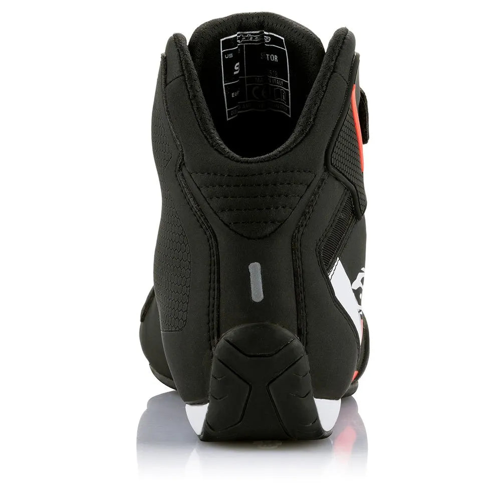 Botas de Estrada Alpine stars Sektor - Preto/ Vermelho