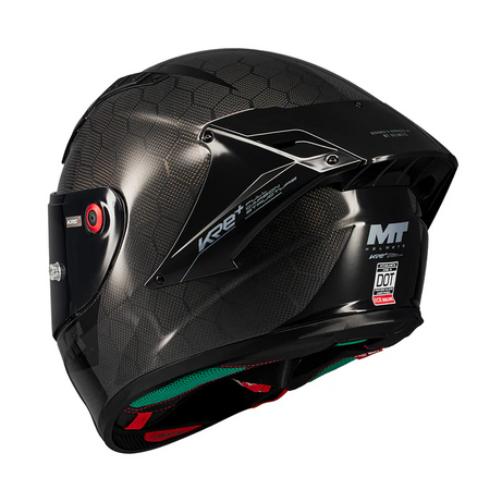Capacete Integral MT Helmets KRE+ S pure A1 - carbono brilho