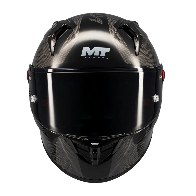 Capacete Integral MT Helmets KRE+ S pure A1 - carbono brilho