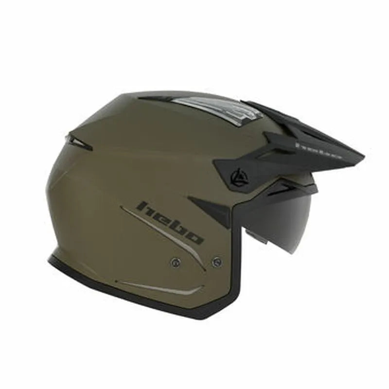 Capacete de Trial Hebo Zone 5 duo - Verde