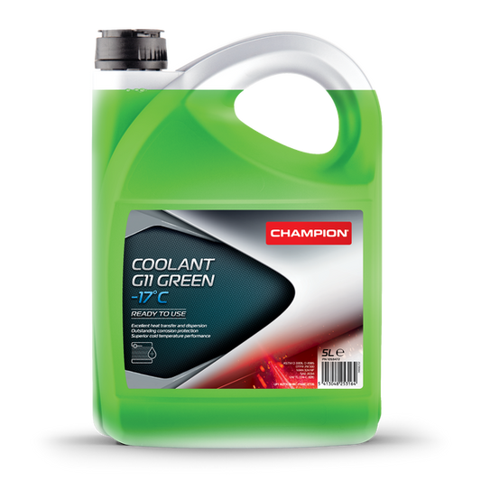 Anticongelante CHAMPION COOLANT G11 GREEN -17°C  5L