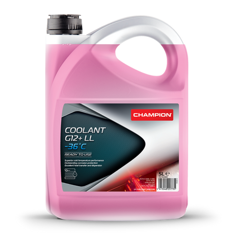 Anticongelante CHAMPION COOLANT G12+ LL -36°C  5L