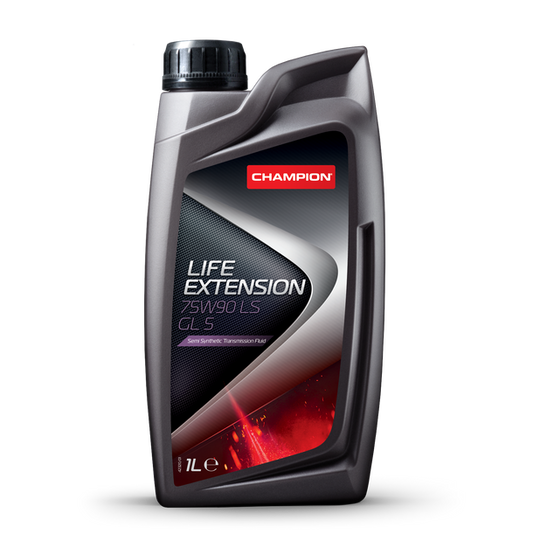Óleo Caixa Velocidades Auto CHAMPION LIFE EXTENSION 75W90 LS GL 5  1L