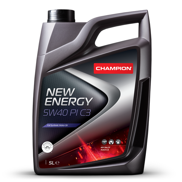 Óleo Motor Auto CHAMPION NEW ENERGY 5W40 PI C3  1L
